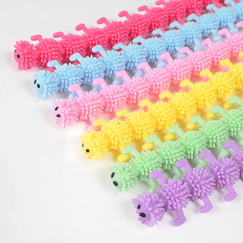 Caterpillar pull toy