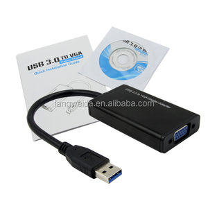 Onten Atacado USB 3.0 para <span class=keywords><strong>VGA</strong></span> Adaptador de cabo de exibição 1080P conversor de vídeo portátil OTN-5201