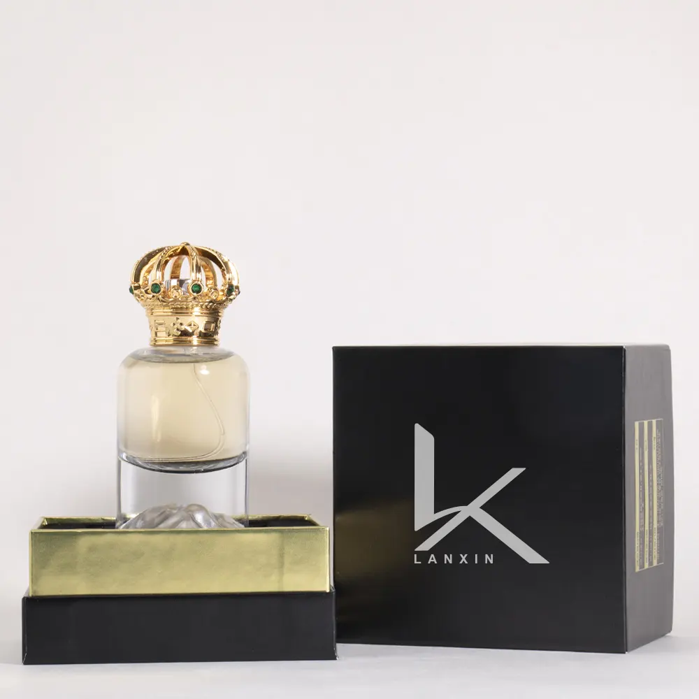 30ml 50ml 100ml Luxus exklusive benutzer definierte Glas parfüm flasche Neues Design Kristall parfüm Sprüh flasche