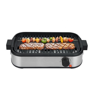 Veelzijdige Multifunctionele Elektrische Grill Met Bakplaat Bbq Plaat Rookloos Huishoudelijk Kookaccessoire - Product Image 1
