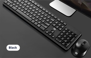 FD EK783 Personalización Teclado y mouse inalámbricos 2,4G Teclado inalámbrico ergonómico y delgado Combo de mouse diseñado para computadora - Product Image 5