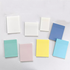 大号韩版透明记事本定制透明宠物贴纸便签记事本 - Product Image 1