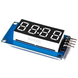TM1637 modulo display digitale a LED a 4 bit adatto per tubo digitale orologio da 0.36 pollici a 7 segmenti - Product Image 1