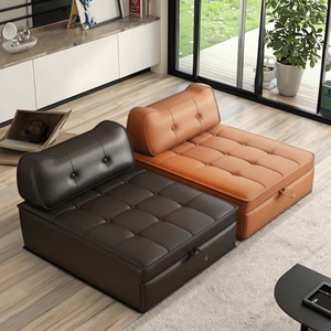Phong cách hiện đại đơn đôi <span class=keywords><strong>Sofa</strong></span> giường Pull-out couch cho phòng khách hình chữ nhật nhà hình chữ nhật biệt thự một chỗ ngồi vải - Product Image 6