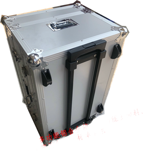 铝合金五金工具箱便携式工具箱，带万向轮登机拉杆和锁样品包装盒 - Product Image 4