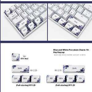 10-<strong>key</strong> CMYK Sublimation PBT Keycaps WIN/Mac Color Large <strong>Key</strong> Position Supplementary Keycaps Suitable for Mechanical <strong>Keyboards</strong> - Product Image 5