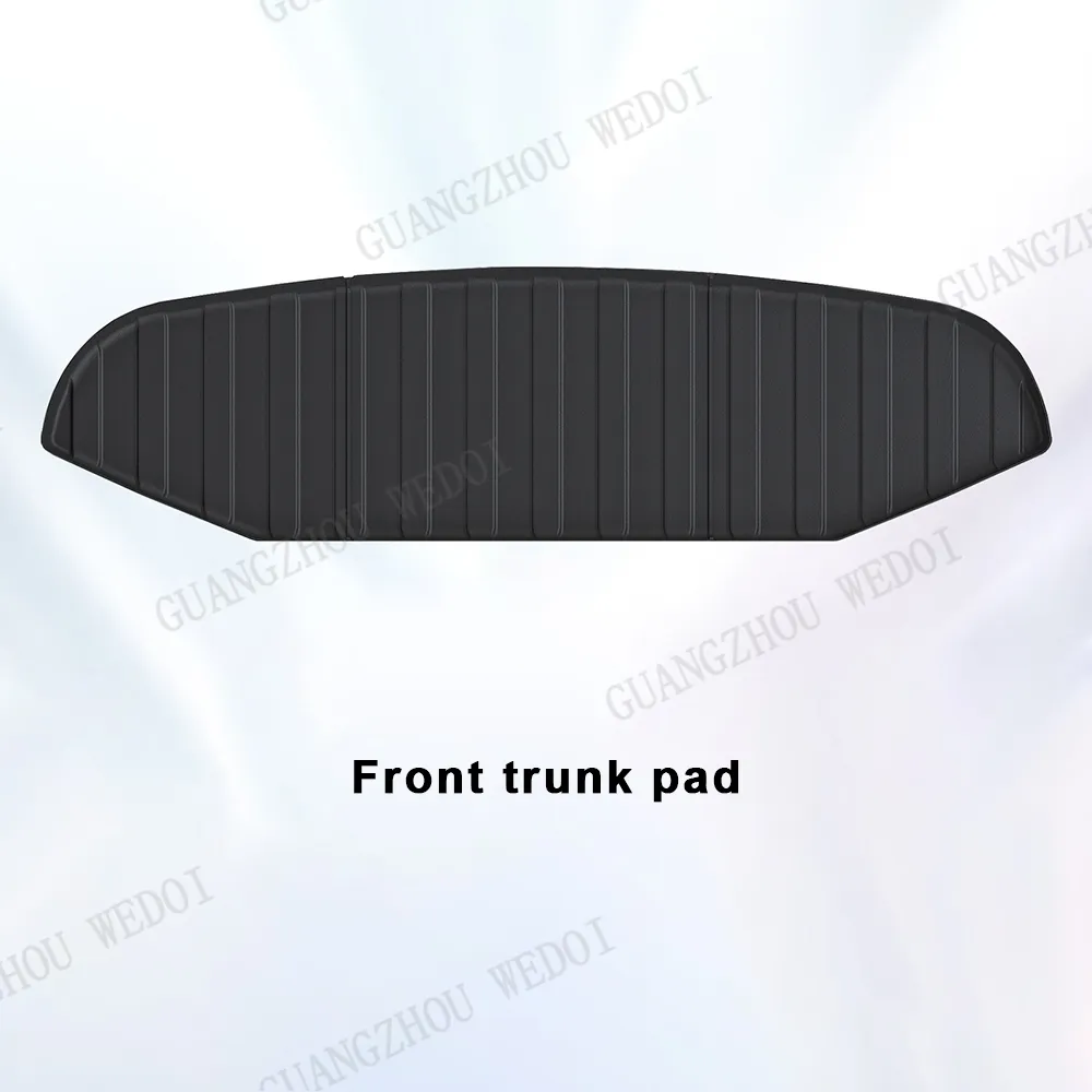 2024 new product car accessories Non Skid 3D tpe front trunk mat Waterproof Car Floor for Tesla Cybertruck car mat