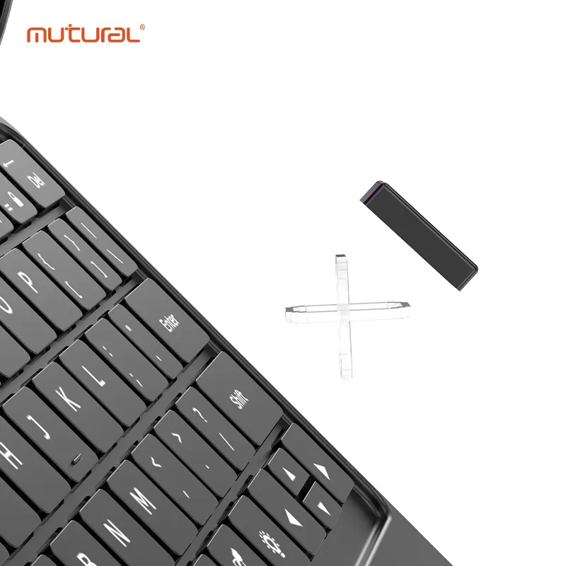 Vendita calda Mutural Minshi serie custodia per Tablet in pelle penna ricaricabile senza fili Touch tastiera Tablet copertura dente per iPad Pro