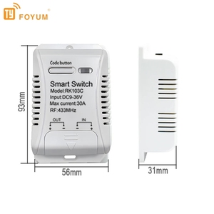 RF Smart Switch 433Mhz 30A DC9-36V un canale RF Controller ricevitore telecomando senza fili per 433 Smart - Product Image 3