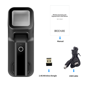 Symcode MJ-R50 Wireless Barcode Scanner With Automatic <strong>Scan</strong> Window 2D Cordless Bar <strong>Code</strong> <strong>Reader</strong> - Product Image 4