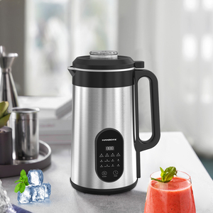 51oz 8 in 1 somun ve soya süt makinesi yapmak badem/yulaf süt ve suyu otomatik temiz zamanlayıcı sıcak tutmak paslanmaz çelik tasarım - Product Image 1