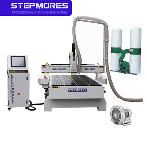 Controlador Cnc ATC fuerte 1300*2500mm máquina de enrutador Cnc de trabajo de madera enrutador Cnc 1325M MDR tipo lineal en la parte posterior - Product Image 3