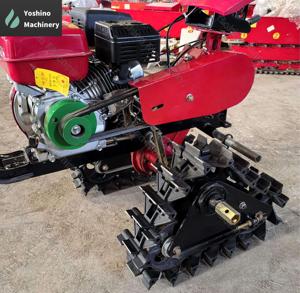 7HP 170F三角高架双链轨动力微耕机拖拉机，带翻转犁，用于农业 - Product Image 2