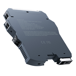 Voltage Current Signal Isolator Converter <strong>0</strong>-20mA <strong>0</strong>-10mA <strong>Input</strong> 4-20mA <strong>0</strong>-10V <strong>Output</strong> <strong>1</strong> In 2 Out 35mm DIN Rail Signal Transmitter - Product Image 1
