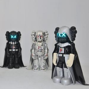 סייברפאנק darth varth כוכבי מלחמות פיברגלס פיברגלס מסבלים פסלים דובי מתכת קישוטי בית גדול