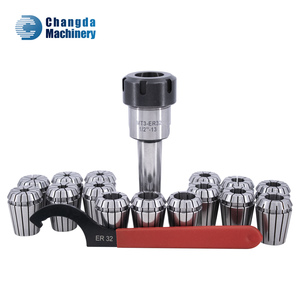18pcs ER32 <strong>MT3</strong> <strong>Collet</strong> Chuck <strong>Set</strong> in Steel New Condition for CNC Use with Core Components-Bearing