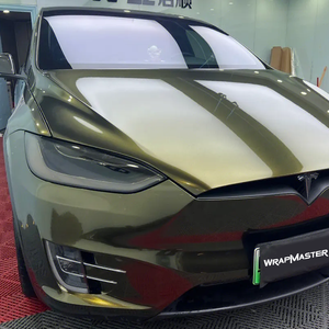 WRAPMASTER <strong>Midnight</strong> Gold Wire Shift Car Wrap 1.52*17m Auto Paint Protection PVC Vinyl Film UV Proof Color-Changing Function Body - Product Image 6