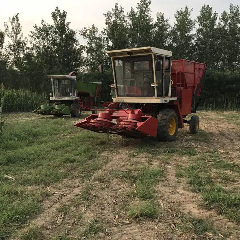 Ensiling machine, table de coupe de disque, fourrage à roues, fourrage, ensileuse ensileuse, machine d'ensilage agricole de paille de maïs