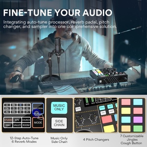 MAONOCASTER All-In-One Podcast Production Studio with Condenser Mic and Headphones <strong>Audio</strong> Interface for Live Streaming Sound Card - Product Image 5