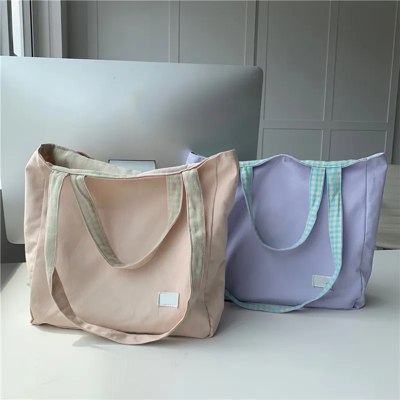 Logo personalizzato minimalista di grandi dimensioni Ecru Teddy Fabric Flurry Mom Women Tote Shoulder Bag