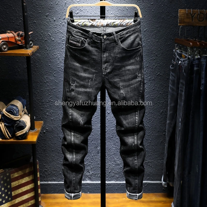 Wholesale Fashion Stretchy Jeans For Men Hot Sale High Quality Mens Jeans