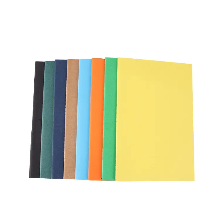 BECOL Offre Spéciale coloré étudiant cahier d'exercices couverture souple épais bloc-notes couture reliure A5 planificateur quotidien cahier pour l'école