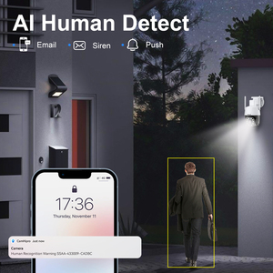 JideTech 2MP Mini ab 4G Wi-Fi PTZ kamera üç gece görüş modelleri insan algılama ve iki yönlü ses mifi kamera destekler - Product Image 5