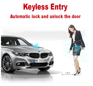 Car <strong>Key</strong> Less Keyless Entry <strong>Push</strong> <strong>Button</strong> <strong>Start</strong> Stop Speaking One-click <strong>Start</strong> Alarm System for 12V Cars - Product Image 2