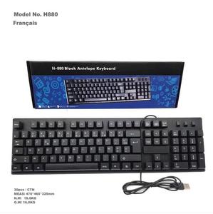 Multi-language Wired Usb <strong>Keyboard</strong> Office Home Use Full Size 104keys 105keys Spanish Arabic Russian French <strong>Keyboard</strong> - Product Image 4