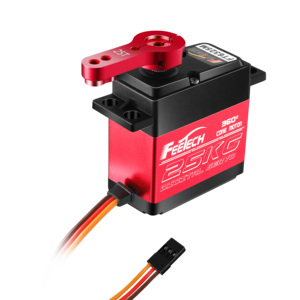360 gradi di rotazione continua 25KG Digital Metal Gear doppio asse Servo 4.8-6V per RC Robot Arduino parti del modello DIY