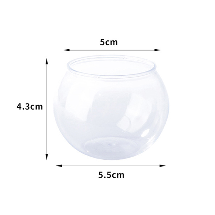 Gobelet PET pour glace 65 ml