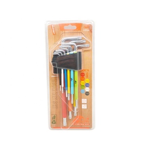 Alyan anahtarı takımı boynuz çok renkli lazer markalama anahtarı tamir altıgen Allen anahtarı Torx alyan anahtarı takımı - Product Image 4