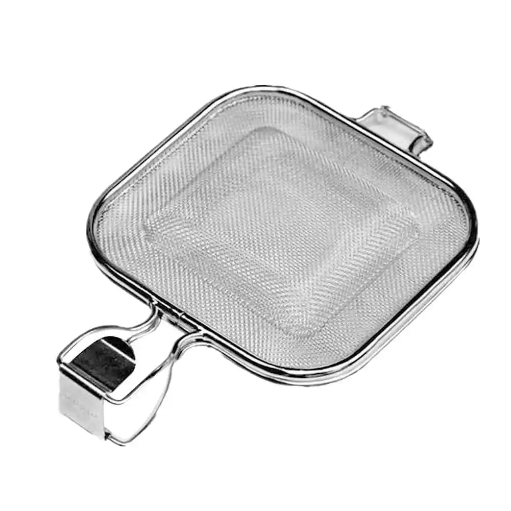 Filet à griller en acier inoxydable Pain Sandwich Petit-déjeuner Cuisson BBQ Camping Outil BBQ Barbecue Grill Mat Antiadhésif Griller Mesh