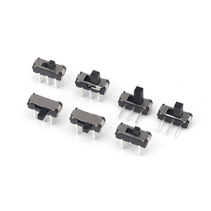 6 pin IP67 <span class=keywords><strong>Mini</strong></span> SMD trượt giới hạn chuyển đổi chuyển đổi 6 pin 2 vị trí 12V 0.05A 50mA Đen Micro trượt chuyển đổi - Product Image 5
