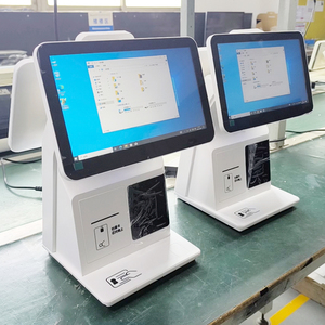 Máquina POS de pantalla dual de 11,6 pulgadas con código QR y lector de identificación - Product Image 5