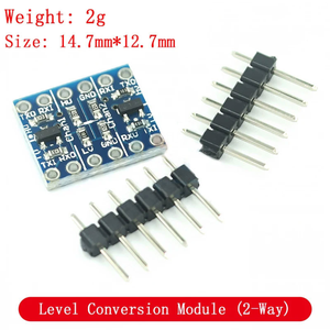 2/4 Kanäle 5V-3V Pegel wandler modul-Unterstützt I2C UART SPI - Product Image 3