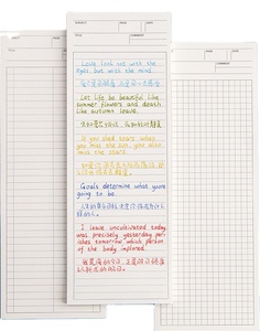 Bloc de notas adhesivas de papel de hojas sueltas con impresión personalizada al por mayor, Bloc de notas estacionario, lista de tareas pendientes, Bloc de notas - Product Image 1