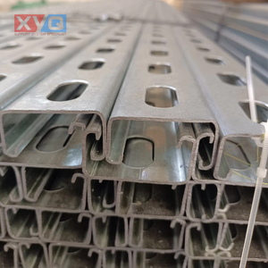Pre-galized unistrut strut ช่องทาง unistrut unicanal Canal de puntal