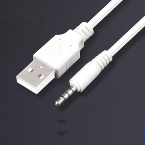 USB 2.0 to 3.5MM Audio Aux Plug Male to Male Lead Jack Adapter Converter Data <strong>Cable</strong> for Mini Speaker 1M Charging <strong>Cable</strong> - Product Image 5