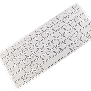 Tastiera senza fili per Mac con doppia interfaccia comodo angolo di digitazione e connessione stabile per Mac Book Mac Mini PC-bianco - Product Image 4
