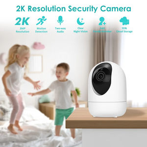 Telecamera wireless wifi IR Full Color visione notturna bidirezionale Audio wireless auto-tracking 360 PTZ A7 telecamera per il monitoraggio del bambino - Product Image 6
