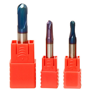 เครื่องกัด R0.5 R0.75 6มม. 8มม. สำหรับเครื่องมือกัดทังสเตนเครื่องตัดปลายจมูก HRC70 CNC คาร์ไบด์เราเตอร์ - Product Image 1