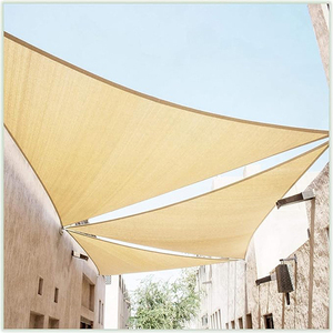 Toldo de sombra triangular antiestático con hilos conductores para áreas de almacenamiento de equipos electrónicos en múltiples colores neutros - Product Image 5