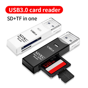 用于PC的USB 3.0 sd卡读卡器，用于相机存储卡读卡器的Micro sd卡到USB适配器，用于笔记本电脑的wanurs读卡器 - Product Image 2
