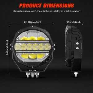 ECE R10Eマークワークランプ9インチLEDワークライトDRL - Product Image 6