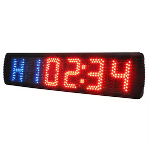 5 pollici allenamento a intervalli in palestra Count Down & Up | Cronometro regolabile cicalino Volume Timer digitale per Fitness all'aperto da palestra