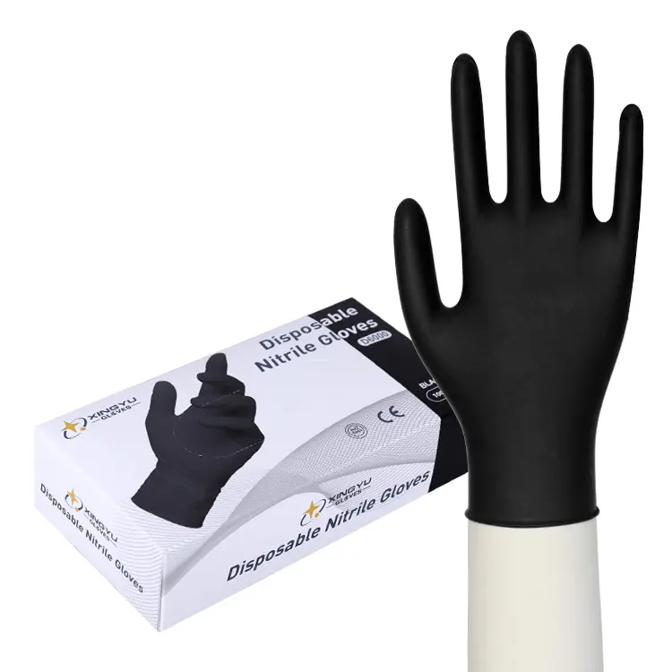 XINGYU, gran oferta, 100 unids/lote, guantes personalizados con logotipo, guantes de trabajo de jardinería, guantes desechables de nitrilo, sin polvo de nitrilo