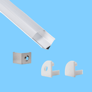 เปลือกอลูมิเนียม LED คุณภาพสูงสำหรับแถบไฟ LED กระจายความร้อนได้ดีเยี่ยมดีไซน์แบบฝังเพื่อรูปลักษณ์ที่งดงาม - Product Image 1