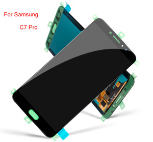 更换用于三星 galaxy C7 5.7 'C7000 C7 Pro SM-C7010 SM-C701F SM-C7018 液晶显示器的 oled 触摸屏液晶屏