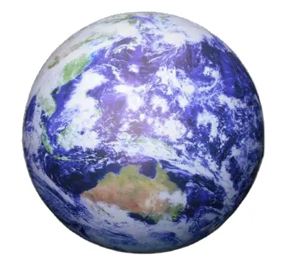 Giant Opblaasbare Aarde Globe Ballon/Opblazen Helium Pvc Planeet Bal